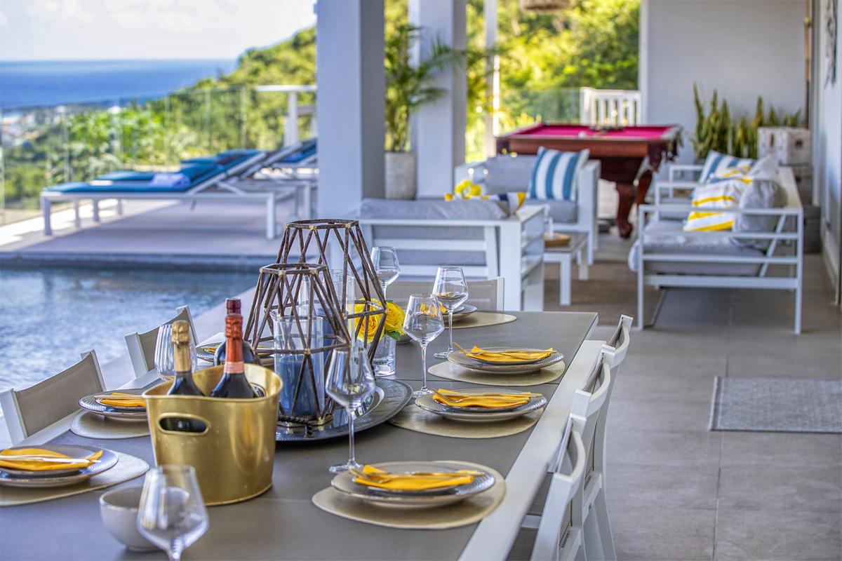 A louer villa 4 chambres Mont Vernon Saint Martin_ Terrasse - 13